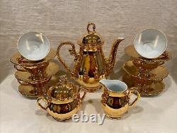 Vintage RWK Rudolph Wachter Tea/Coffee Set, Gold Plated, Nice