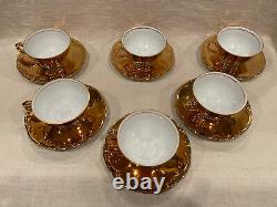 Vintage RWK Rudolph Wachter Tea/Coffee Set, Gold Plated, Nice