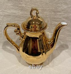 Vintage RWK Rudolph Wachter Tea/Coffee Set, Gold Plated, Nice