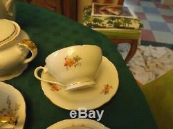 Vintage Rare Epiag D. F. Czecho Slovakia Porcelain Tea/coffee Set