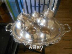 Vintage Reed & Barton 5605 Regent Silverplate Tea Or Coffee Set