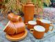 Vintage/retro Hornsea Saffron Coffee Set With Six Cups And Saucers