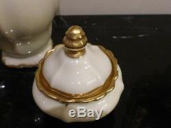 Vintage Rosenthal China Selb Germany Pompadour Baroque Gold Coffee Set