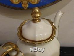 Vintage Rosenthal China Selb Germany Pompadour Baroque Gold Coffee Set