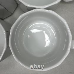 Vintage Rosenthal-Continental CORFU 17 Piece Tea Coffee Servce Polygon Gold Line