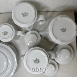 Vintage Rosenthal-Continental CORFU 17 Piece Tea Coffee Servce Polygon Gold Line