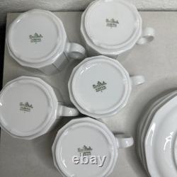 Vintage Rosenthal-Continental CORFU 17 Piece Tea Coffee Servce Polygon Gold Line