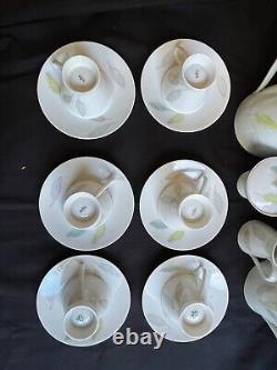 Vintage Rosenthal Raymond Loewy Form 2000 Bunte Blatter coffee set