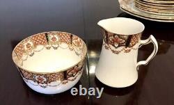 Vintage Roslyn Bone China Made In England Tea Set & Plates (36 Pieces)