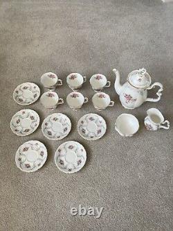 Vintage Royal Albert Bone China Tranquility 15 piece Coffee Tea Set