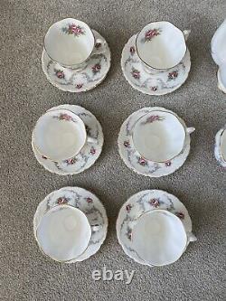 Vintage Royal Albert Bone China Tranquility 15 piece Coffee Tea Set
