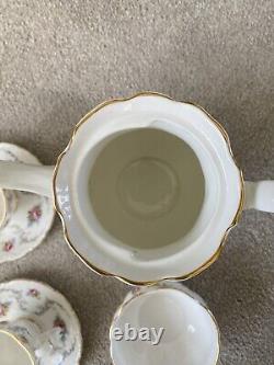 Vintage Royal Albert Bone China Tranquility 15 piece Coffee Tea Set