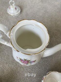 Vintage Royal Albert Bone China Tranquility 15 piece Coffee Tea Set