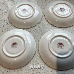 Vintage Royal Albert Bone China Tranquility Coffee Pot Cups Saucers, Sugar Milk