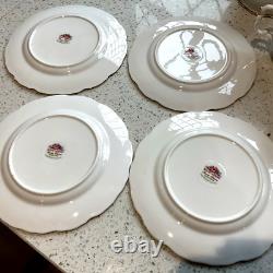 Vintage Royal Albert Bone China Tranquility Coffee Pot Cups Saucers, Sugar Milk