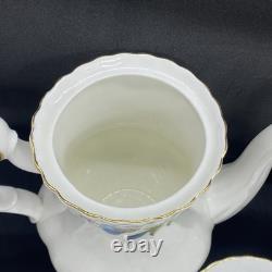 Vintage Royal Albert Brigadoon Coffee Set, Beautiful thistle Design 15 Pieces