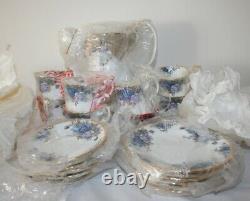 Vintage Royal Albert Moonlight Rose 21-Piece Coffee Set inc Coffee Pot UNUSED