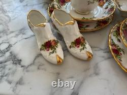 Vintage Royal Albert Old Country Roses 25pcs Coffee Set Mint Condition