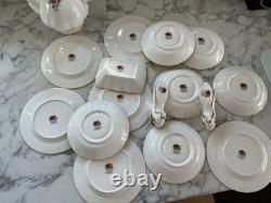 Vintage Royal Albert Old Country Roses 25pcs Coffee Set Mint Condition
