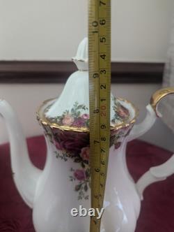 Vintage Royal Albert Old Country Roses Large Coffee Pot Set X 19 Items