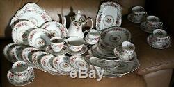 Vintage Royal Grafton Malvern Fine Bone China Tea / Coffee Set 36 Pieces