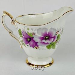 Vintage Royal Standard'Violetta' Coffee Pot, Sugar Bowl, Jug, 5 Cups & Saucers