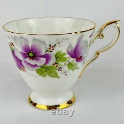 Vintage Royal Standard'Violetta' Coffee Pot, Sugar Bowl, Jug, 5 Cups & Saucers