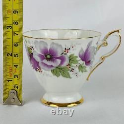 Vintage Royal Standard'Violetta' Coffee Pot, Sugar Bowl, Jug, 5 Cups & Saucers