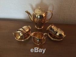 Vintage Royal Winton Grimwades China England Golden Coffee Set