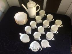 Vintage Royal Worcester Coffee Service 27 pieces for 12 People