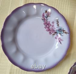 Vintage Russian Ukrainian? Coffee Set beautiful Purple lilac design