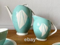 Vintage SPE Porcelain Coffee Set Finest China GDR DDR Espresso Coffee Set