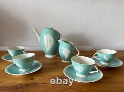 Vintage SPE Porcelain Coffee Set Finest China GDR DDR Espresso Coffee Set