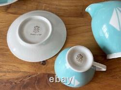 Vintage SPE Porcelain Coffee Set Finest China GDR DDR Espresso Coffee Set