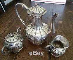 Vintage Sanborns Mexico Sterling Silver Tea / Coffee Set
