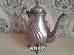 Vintage Set Coffee Pot, Milk Jug, Sugar Bowl, USSR Melchior 1980s