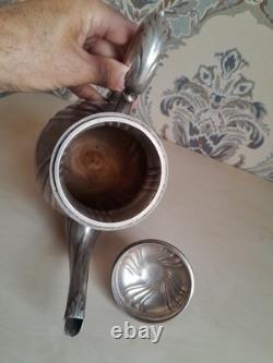 Vintage Set Coffee Pot, Milk Jug, Sugar Bowl, USSR Melchior 1980s