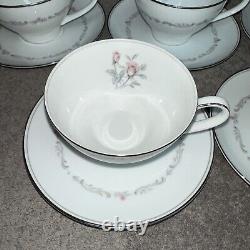 Vintage Set Of 11 Coffee Tea Cups Saucers Noritake Mayfair China Japan