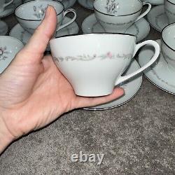 Vintage Set Of 11 Coffee Tea Cups Saucers Noritake Mayfair China Japan