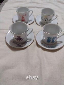 Vintage Seymore Mann Jet Set Espresso Cups And Saucers