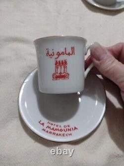 Vintage Seymore Mann Jet Set Espresso Cups And Saucers