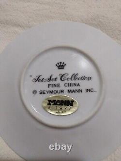 Vintage Seymore Mann Jet Set Espresso Cups And Saucers