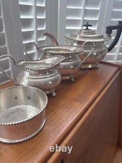 Vintage Sheffield Silver Plated Tea Set