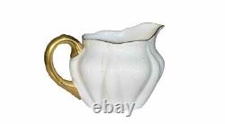 Vintage Shelley Fine Bone China Regency Coffee Set White Gold Trim Dainty