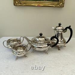 Vintage Silver Plate Tea, Coffee Set Sharman D. Neill Belfast Northern Ireland