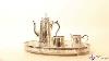 Vintage Silver Plated Four Piece Coffee Set 20th C
