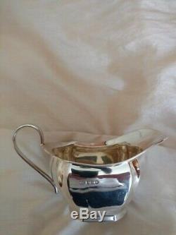 Vintage Solid Silver 4 piece tea / coffee set, weight 1910 grams