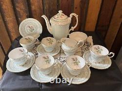 Vintage Staffordshire fine Paragon Bone China Radstock 6pc Coffee Set complete