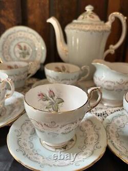 Vintage Staffordshire fine Paragon Bone China Radstock 6pc Coffee Set complete