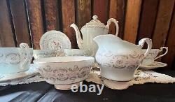 Vintage Staffordshire fine Paragon Bone China Radstock 6pc Coffee Set complete